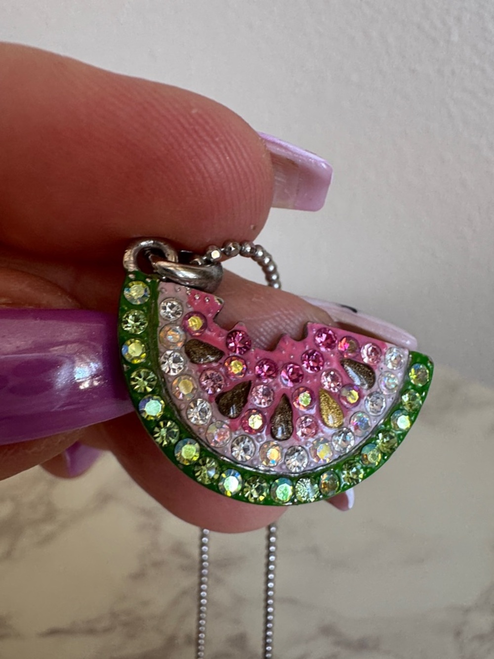 Watermelon Necklace by Cookie Lee